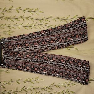 NWOT Joe Benbasset Elastic Wide Leg Pink Bohemian Pants